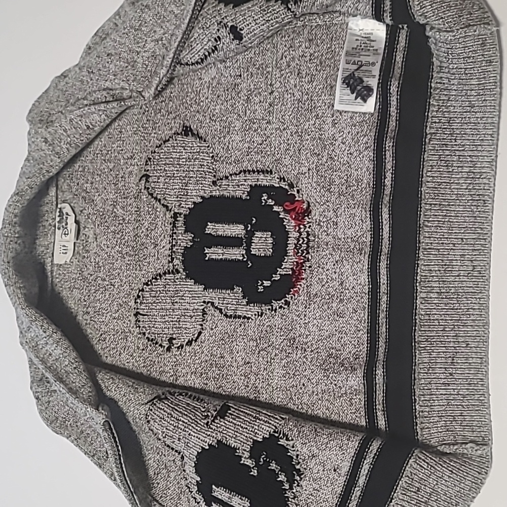 Baby Gap Disney Mickey Mouse Zip-Up Cardigan/Sweater Size 3 Year - Picture 9 of 11